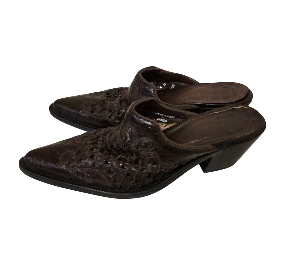 Tony Lama Cowboy Mules Size 6B